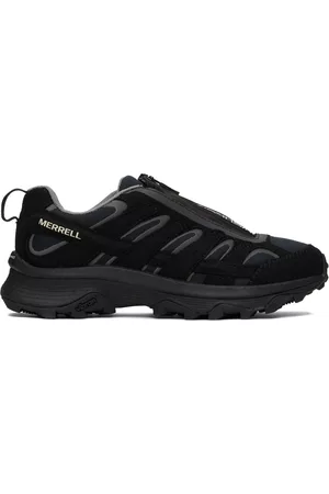 Merrell Dames Sneakers - Black Moab Hybrid Zip Sneakers