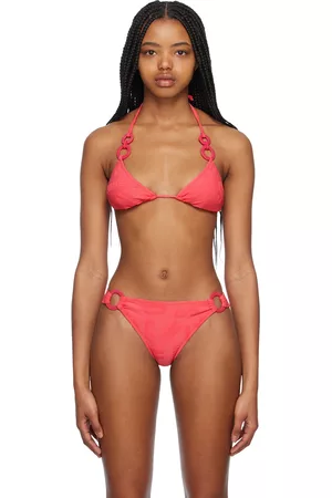 Moschino Dames Halter bikini's - Pink Halter Bikini Top