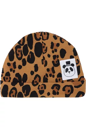 Mini Rodini Mutsen - Baby Tan Leopard Beanie