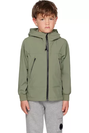 C.P. Company Donsjassen - Kids Green Goggle Jacket