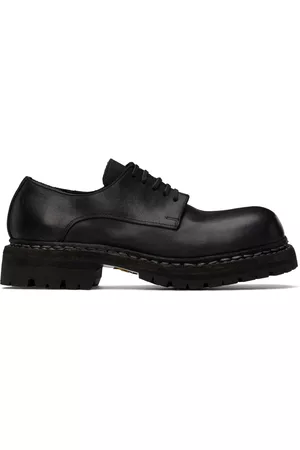 GUIDI Dames Veterschoenen - Black GR02V Derbys
