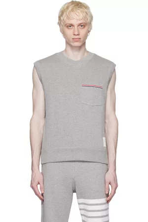 Thom Browne Heren Vesten - Gray Patch Vest