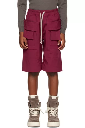 Rick Owens Shorts - Kids Pink Creatch Shorts