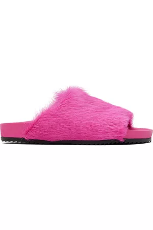 Rick Owens Donsjassen - Kids Pink Puffer Slides