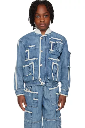 Diesel Donsjassen - Kids Blue Jschut-J Denim Jacket