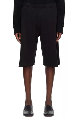 Maison Margiela Heren Shorts - Black Elasticized Shorts