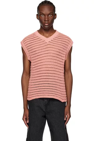 CMMN SWDN Heren Vesten - Pink Trace Vest