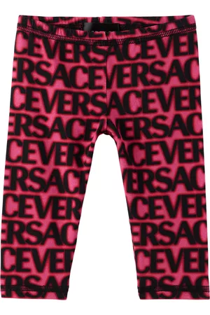 VERSACE Baby Leggings - Baby Pink Allover Leggings