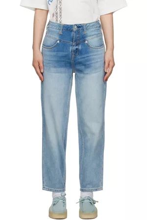 Evisu Dames Tapered - Blue Tapered Jeans