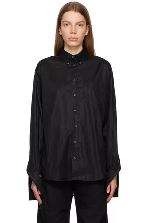 Hope Dames Gestreepte Overhemden - Black Brave Shirt