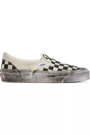 Vans Dames Instappers - Off-White OG Classic Slip-On LX Stressed Sneakers