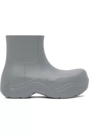 Bottega Veneta Dames Laarzen - Gray Puddle Boots