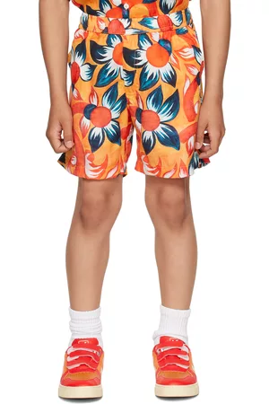 Endless Joy Shorts - Kids Orange Wildflower Shorts