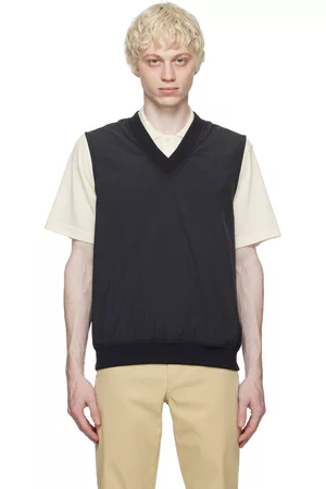 Outdoor Voices Heren Vesten - Black Pullover Vest