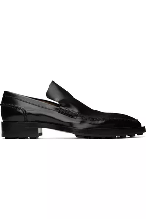 Jil Sander Dames Loafers - Black Leather Loafers