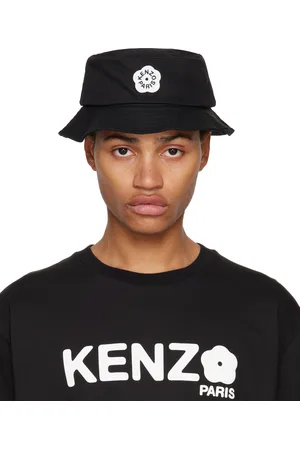 Kenzo Paris Logo Patch Bucket Hat