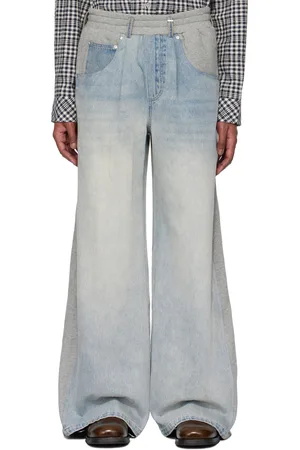 C2H4 Paneled Sweat Jeans
