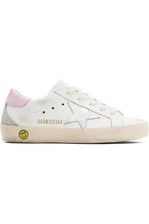 Golden Goose Kids White Super-Star Classic Sneakers