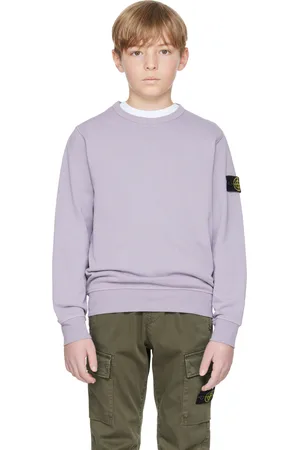 Stone Island Kids Purple Patch Sweatshirt