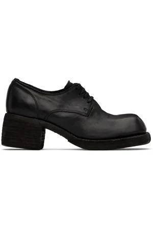 GUIDI Black 9082 Derbys