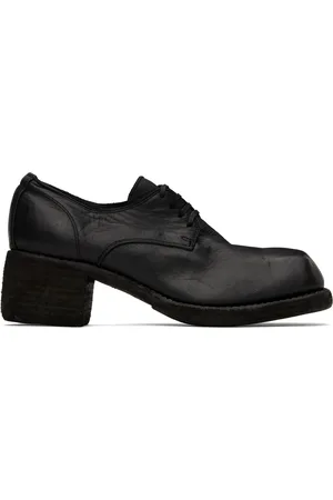 GUIDI Black 9082 Derbys