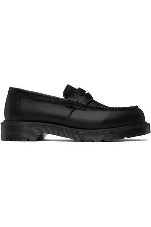 Dr. Martens Black Penton Leather Loafers