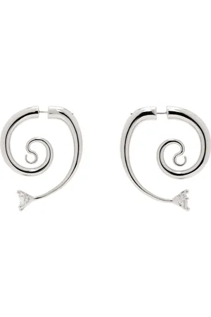 Panconesi Silver Diamanti Serpent Earrings