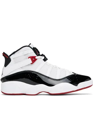 Nike White & Black 6 Rings Sneakers