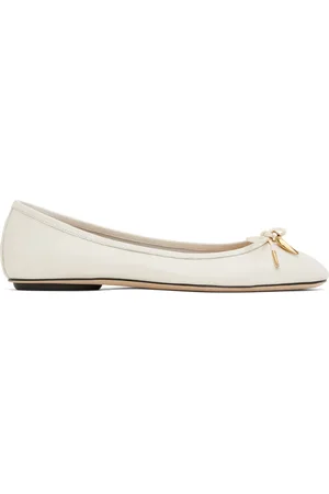 Chloé White Iris Ballerina Flats