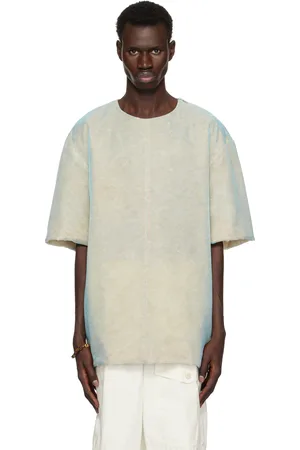 DRIES VAN NOTEN Blue Organza Top