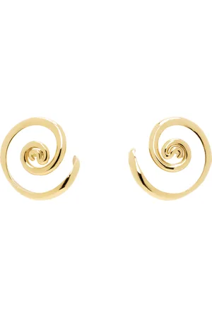 Panconesi Gold Vortice Huggie Earrings