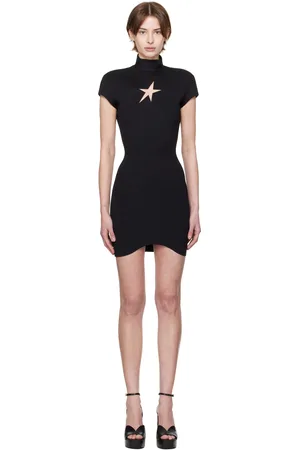 MUGLER Black Star Minidress