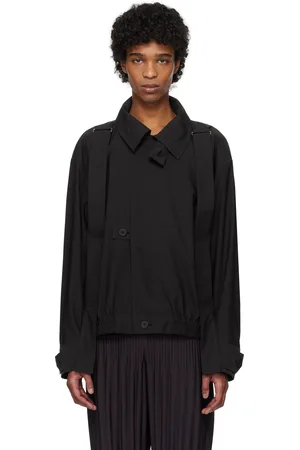 Issey Miyake Black Parachute Blouson Jacket
