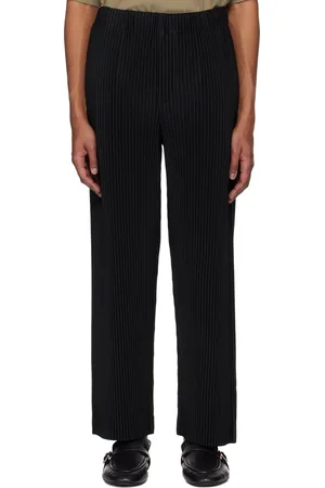 Issey Miyake Black Monthly Color January Trousers