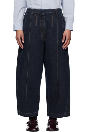 CORDERA Blue Seam Curved Jeans