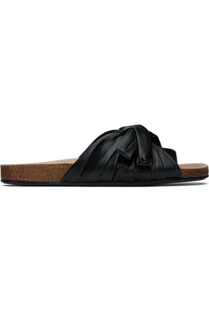 J.W.Anderson Black Bow Flat Sandals