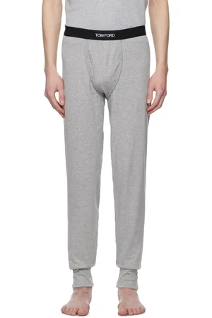 Tom Ford Gray Cotton Long Underwear