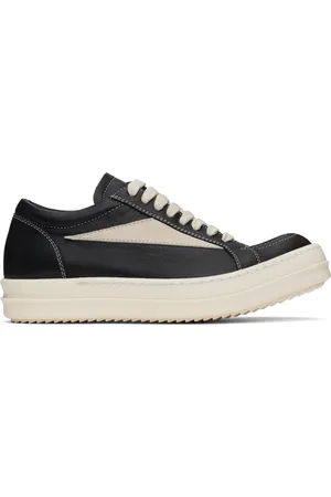 Rick Owens Black Hollywood Vintage Sneakers