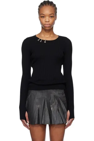 We11 Done Pierced Knit Top