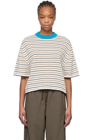 CORDERA Multicolor Cotton Striped T-shirt