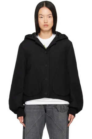 J.W.Anderson Black Hooded Blouson Jacket