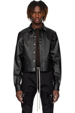 Rick Owens Black Hollywood Tour Alice Denim Jacket