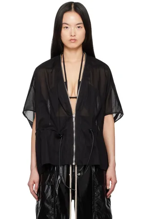 Rick Owens Black Hollywood Sail Jacket