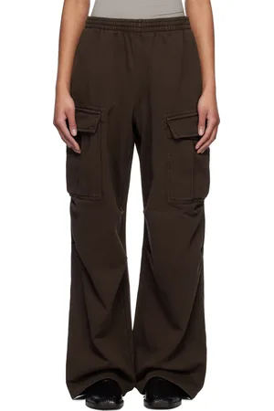 SKIMS Brown Boyfriend Fleece Cargo Lounge Pants