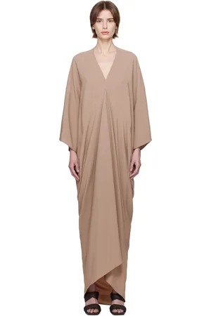 Rick Owens Taupe Hollywood Tommykite Maxi Dress