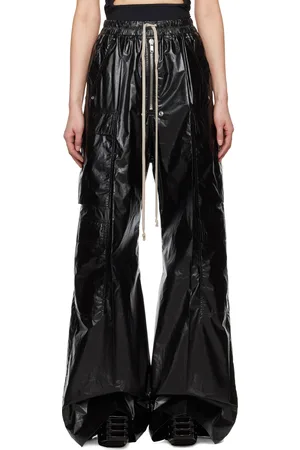 Rick Owens Black Hollywood Cargobelas Lounge Pants