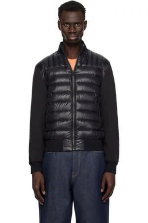 Mackage Black Collin-R Mixed Media Nano Down Bomber Jacket