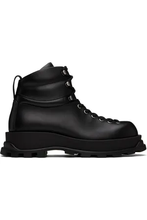 Jil Sander Black Ankle Boots