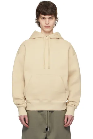 Ami Beige Cotton Ami de Coeur Hoodie