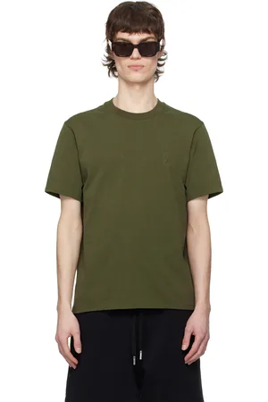Ami Green Cotton Ami de Coeur T-shirt